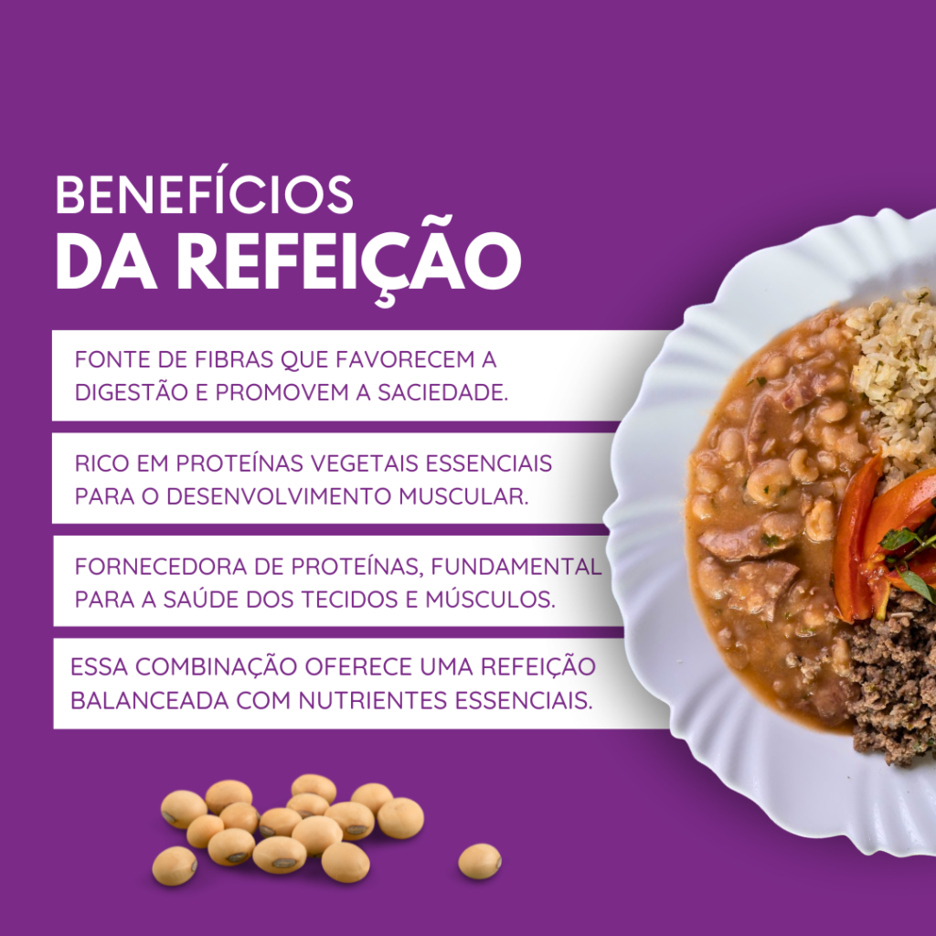 Brasileirinho - Carne Moída, Arroz Integral e Feijão