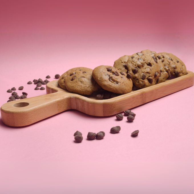 Cookies com gotas de chocolate